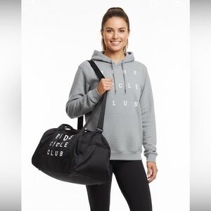 Cotton Blend Grey Oversized Hoodie